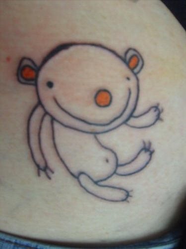 tatuaggio orso 1033