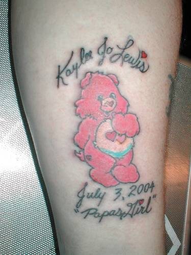 tatuaggio orso 1049