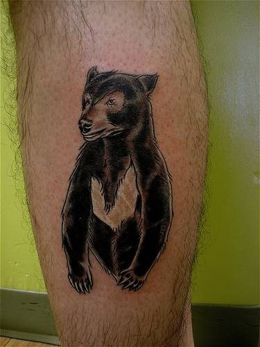 tatuaggio orso 1051