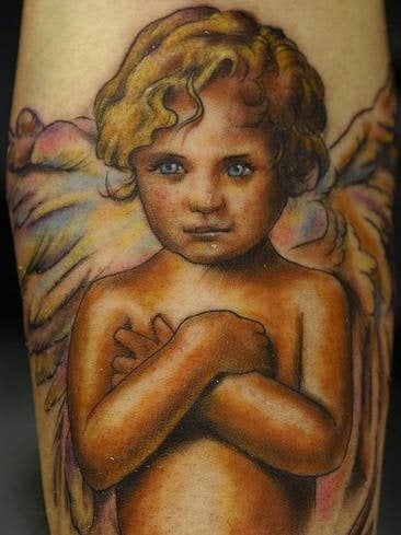 tatuaggio angelo piccolo 1006