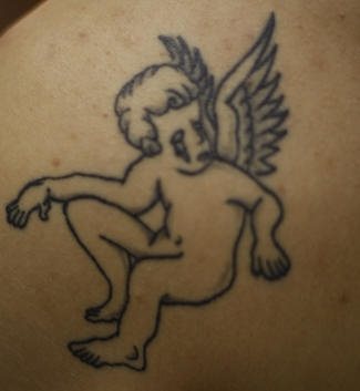 tatuaggio angelo piccolo 1015