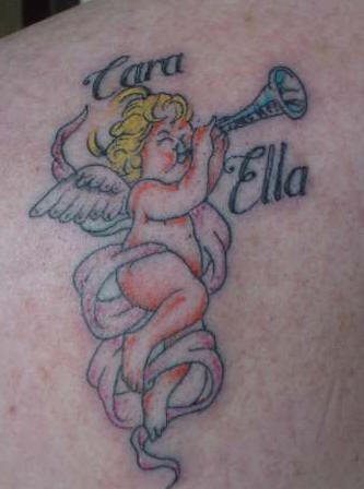 tatuaggio angelo piccolo 1026