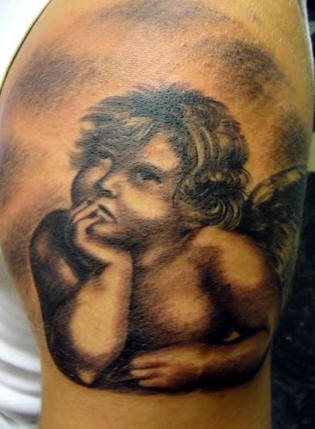 tatuaggio angelo piccolo 1030