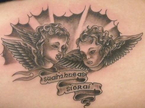 tatuaggio angelo piccolo 1033