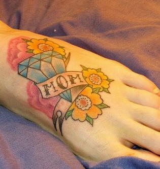 tatuaggio piede 1013