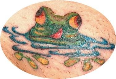 tatuaggio rana 1059