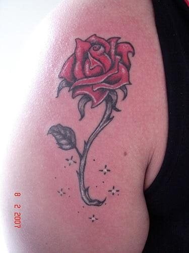 tatuaggio rosa 1002
