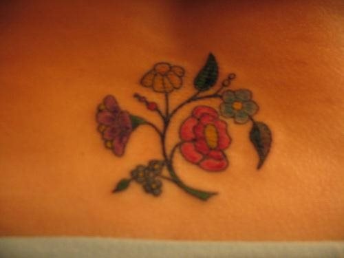 tatuaggio rosa 1003