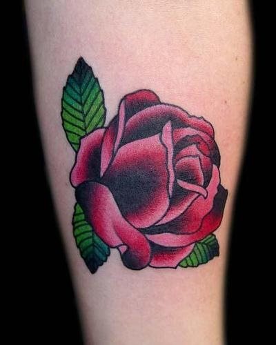 tatuaggio rosa 1013