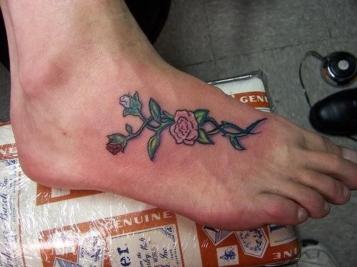 tatuaggio rosa 1046