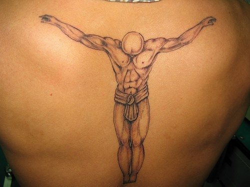 tatuaggio schiena superiore 1047