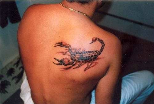 tatuaggio scorpione 1114