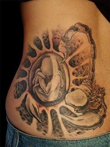 tatuaggio scorpione 1128