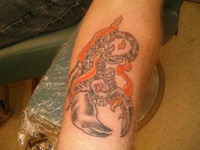 tatuaggio scorpione 1151