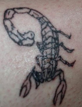 tatuaggio scorpione 1068