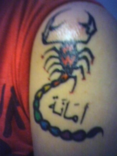 tatuaggio scorpione 1086