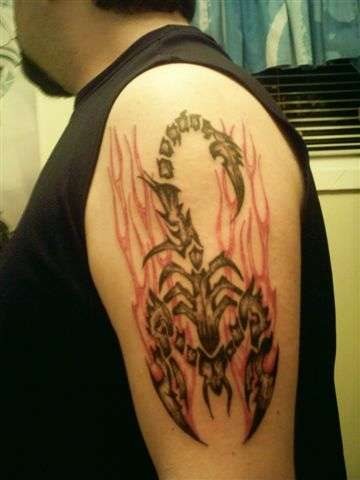 tatuaggio scorpione 1012