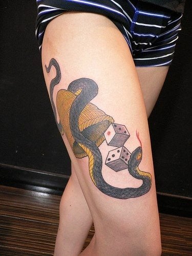 tatuaggio serpente 1055