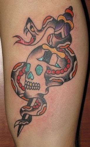 tatuaggio serpente 1074