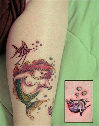 tatuaggio sirena 1006