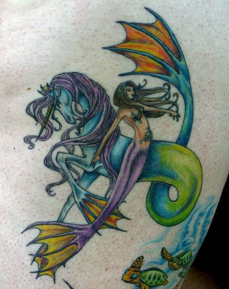 tatuaggio sirena 1009