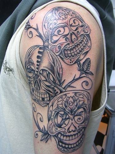 tatuaggio teschio 576