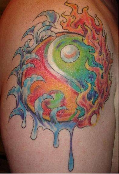tatuaggio yin yang 1000