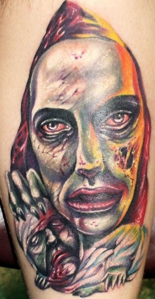 tatuaggio zombie 1068