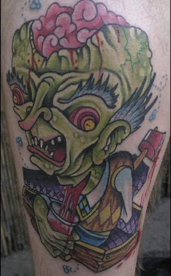tatuaggio zombie 1079