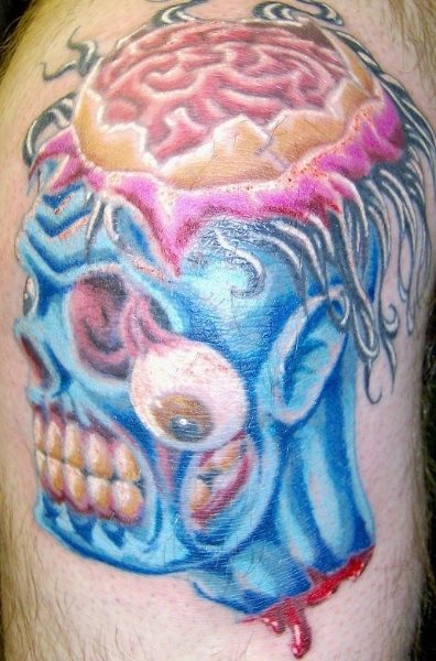 tatuaggio zombie 1091