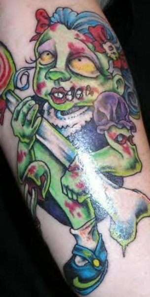 tatuaggio zombie 1108