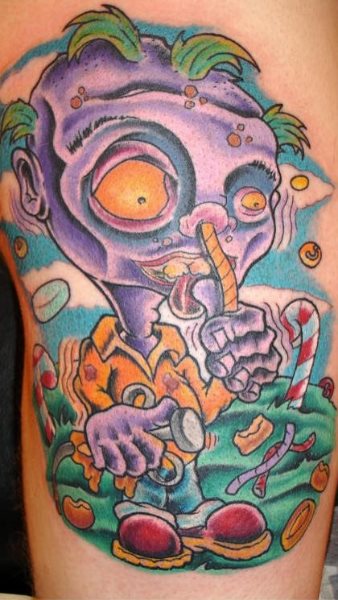 tatuaggio zombie 1031