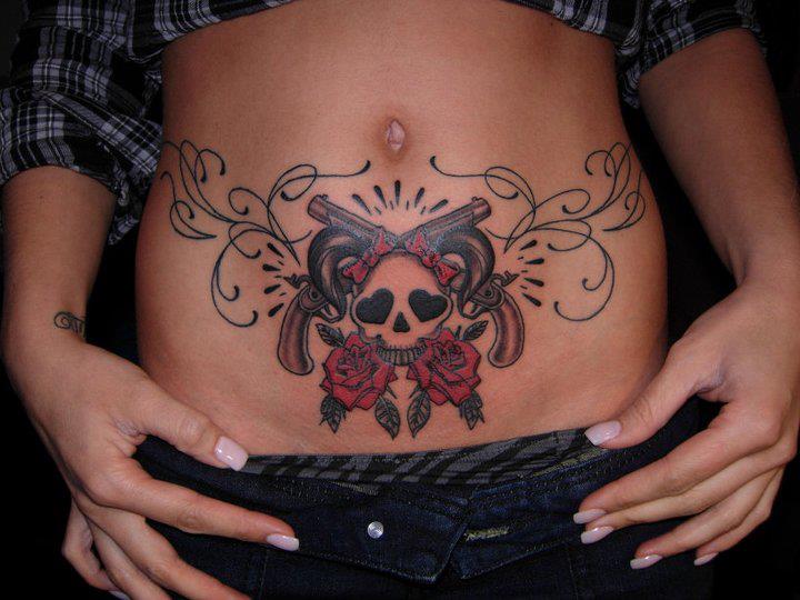 tatuaggio addome 51