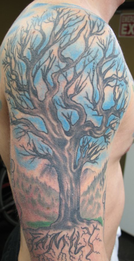 tatuaggio albero 07