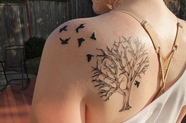 tatuaggio albero 16