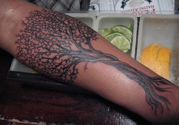 tatuaggio albero 17