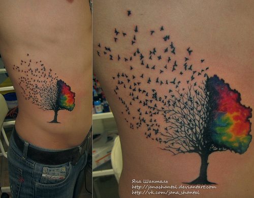 tatuaggio albero 58