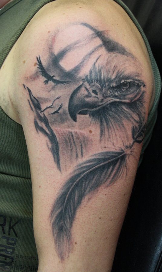 tatuaggio aquila 16