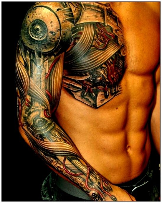 tatuaggio biomeccanico 33