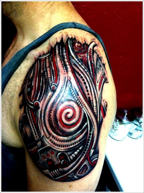 tatuaggio biomeccanico 35
