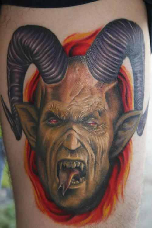 tatuaggio demone 35