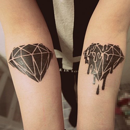 tatuaggio diamante 35
