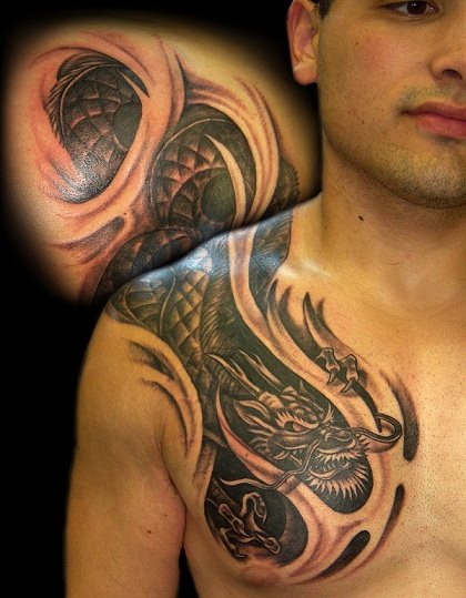 tatuaggio drago 17