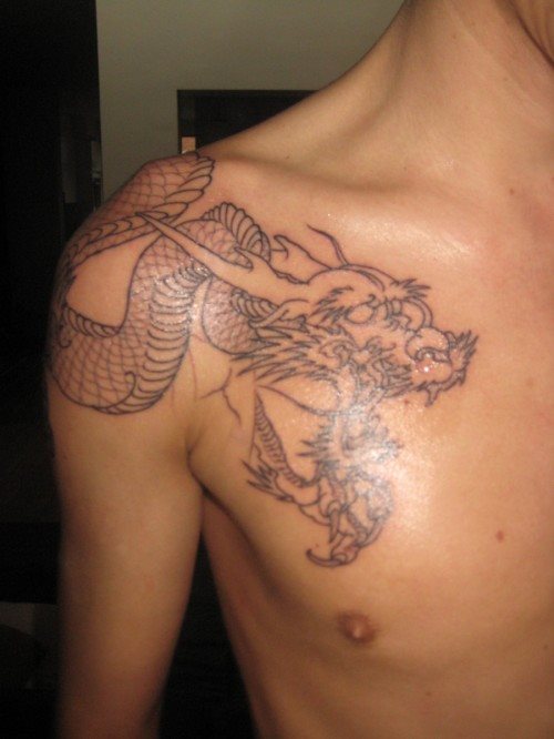 tatuaggio drago 22
