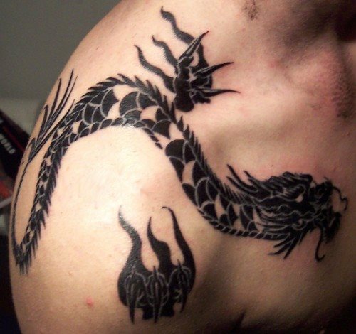 tatuaggio drago 37