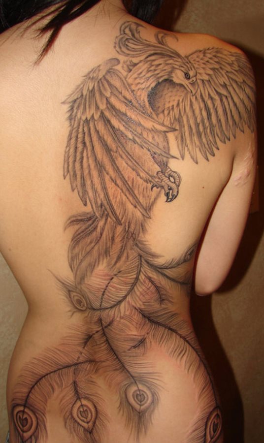 tatuaggio fenice 18