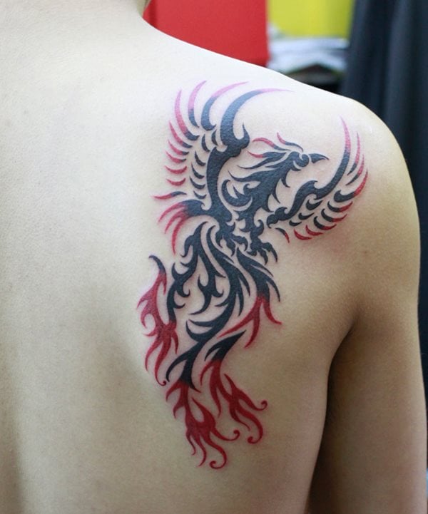 tatuaggio fenice 19