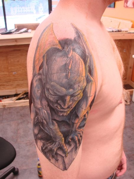 tatuaggio gargoyle 05