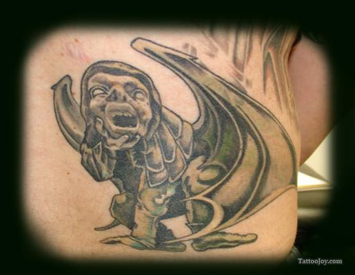 tatuaggio gargoyle 06