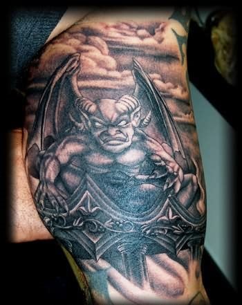 tatuaggio gargoyle 12